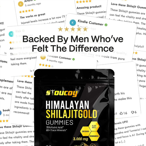 Kidney Support & Detox Shilajit Gummies - Pure Himalayan Minerals