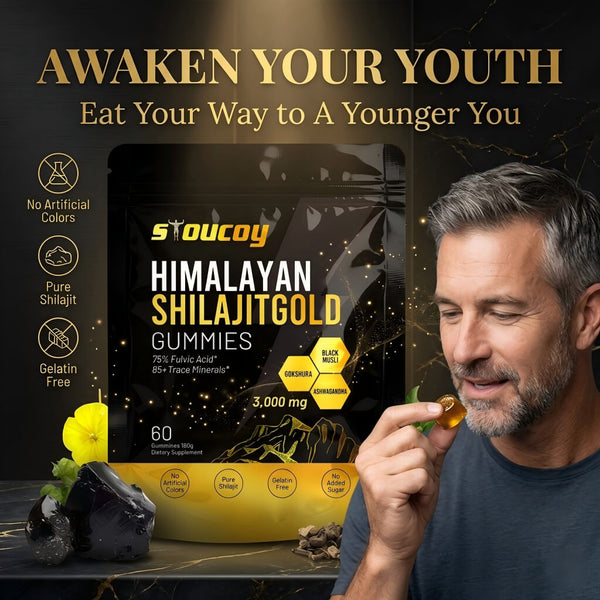 Kidney Support & Detox - 60 Shilajit Gummies- Pure Himalayan Minerals